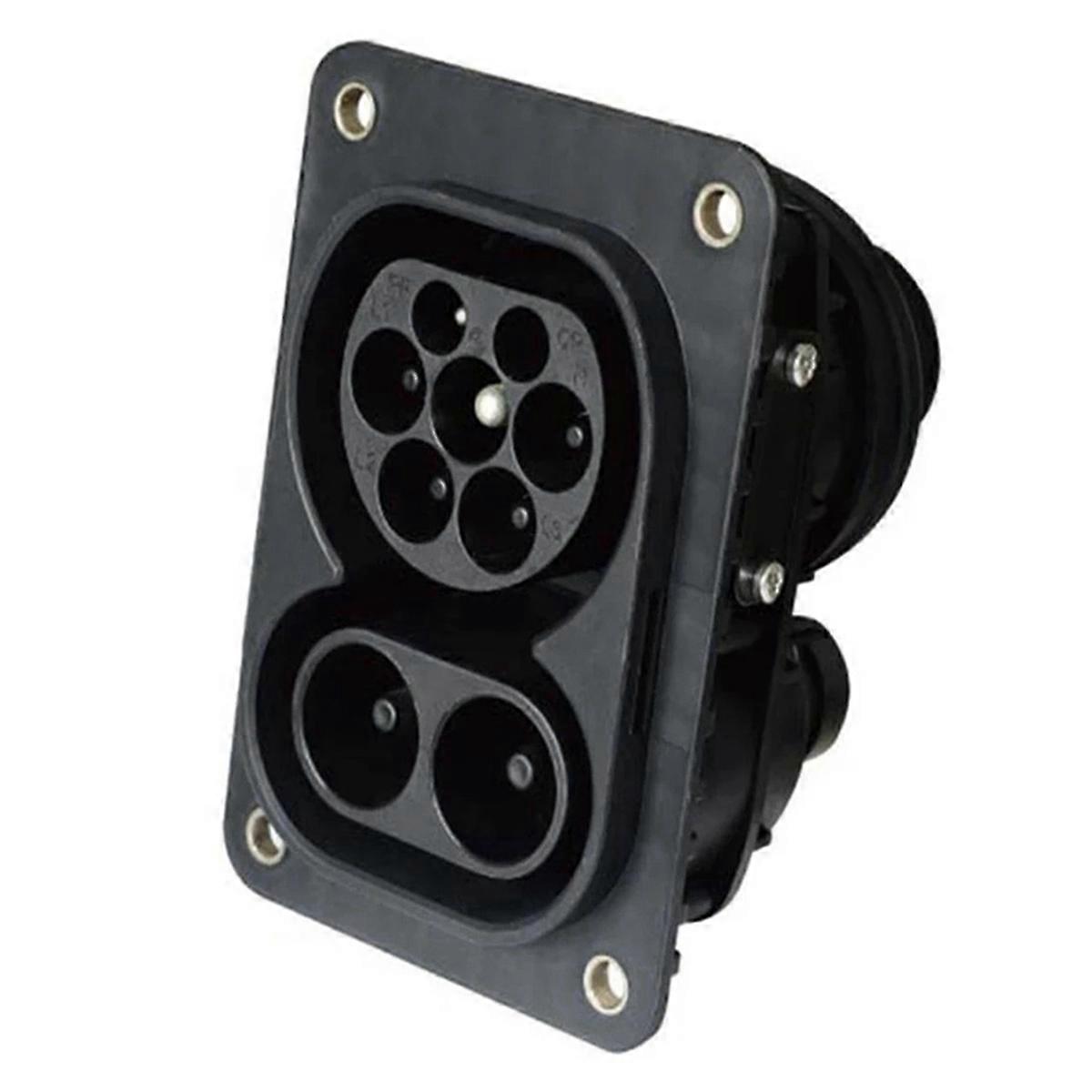 Type 2 Ev-buchse Combo 2-sockel 1000 V 62196-3 Schnellladung Für Elektroautos Dc150a 850 V Dc