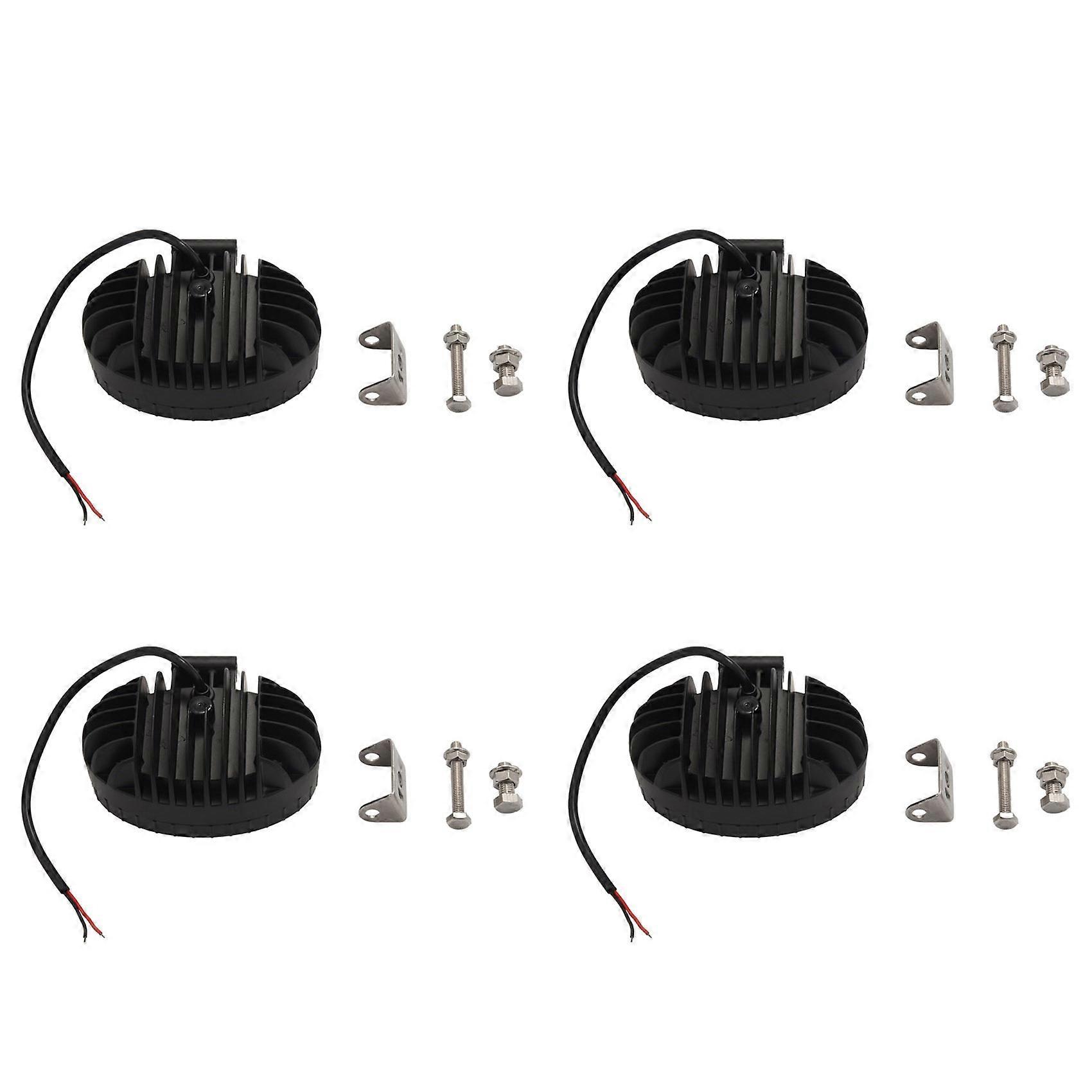 4 Lampes De Sécurité Led Pour Chariot Élévateur, 5,5 Pouces, 8 W, Lampe D'Avertissement Led Pour Chariot Élévateur, Indicateur De Sécurité (bleu)