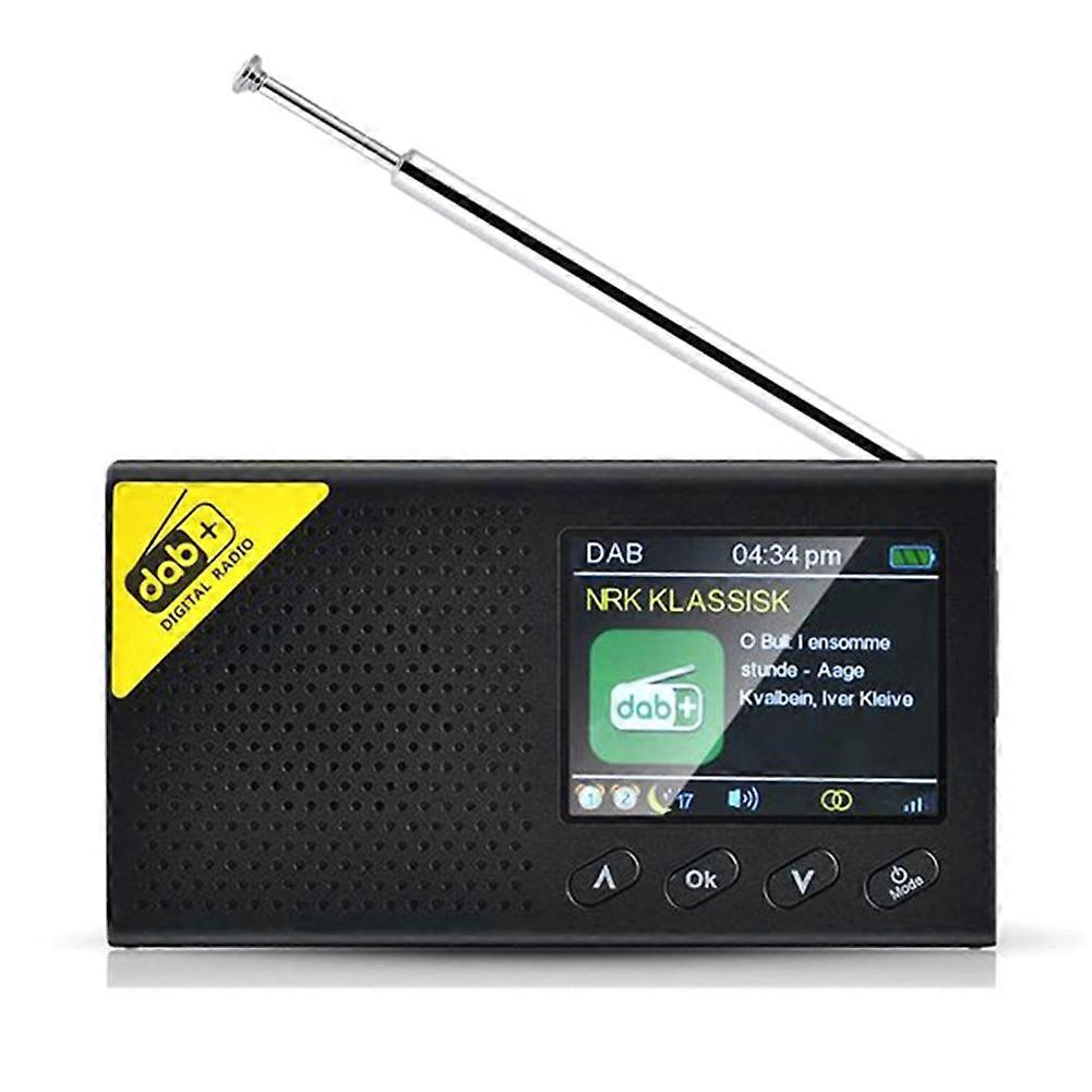Radio Stéréo, Écran Couleur Lcd De 2,4 Pouces, Adaptateur De Diffusion Numérique Du Signal, Radio Bluetooth 5.0 Compatible