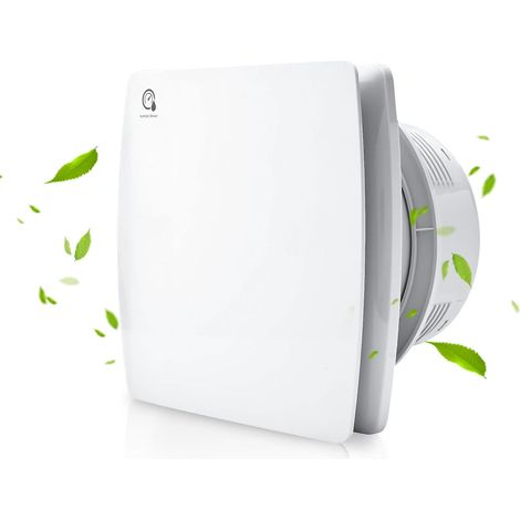 100-mm-badezimmerventilator Mit Feuchtigkeitssensor Und Timer-rückschlagventil, Einstellbare Betriebszeit, Luftabsaugung Für Toilette, Küche
