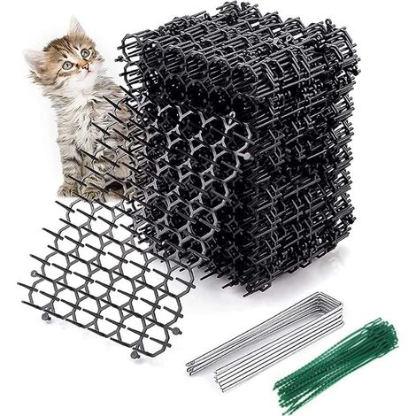 12 Stück Anti-katzen-matte, Katzenabwehr Für Draußen, Drinnen, Anti-katzen, Anti-katzen-spike, Katzenabwehr, Hund, Katzenzaun, 1 Stück, Größe 15 X 20 Cm