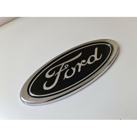 150 Mm X 60 Mm Schwarzes Ovales Ford-emblem, Vorne, Hinten, Kofferraum-emblem