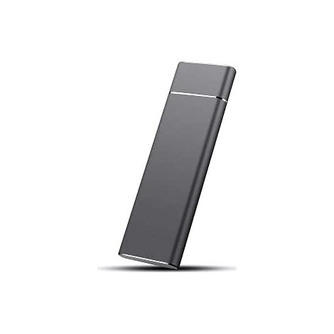 2 Tb Professionelles Externes Solid-state-laufwerk, Usb 3.1 Typ-c, Tragbar, Kompatibel Mit Desktop, Laptop, Windows, Mac Und Linux (2 Tb, Schwarz)
