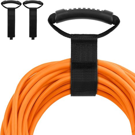 2-teiliger Kabel-organizer, Verlängerungs- Und Schlauchaufbewahrungsgurt Mit Griff Zum Einfachen Tragen Und Aufbewahren Im Verlängerungskabel-organizer (56 X 5 Cm)