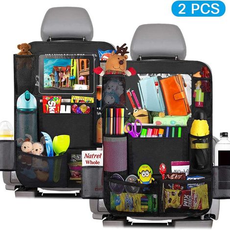 2-teiliger Auto-organizer, Oxford-stoff Verhindert Tritte, Für Auto-rücksitz-organizer, Ipad/pocket 12", Kinder-auto-organizer.