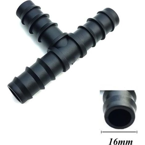20 Stück Rohrverbinder Für 16-mm-bewässerungssystem-t-stück, T-stücke 16-mm-bewässerungsanschluss Für Rohre, Schlauchverbinder-sortimente, Gartenbewässerungsschlauch-schnittstellenwerkzeug