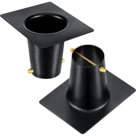 20041 Dachrinnenadapter Aus Gefrästem Aluminium Für Die Installation Einer Regenkette, Standard
