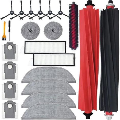 23 Ersatzteile Für Roborock S8 Maxv Ultra Staubsauger Rollenbürsten Reinigungsbürste Schwarz