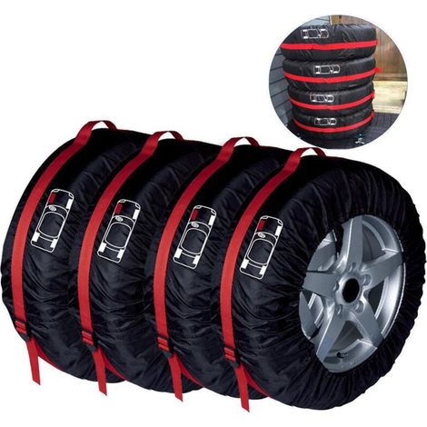 4er-set Reifenabdeckungen 19-23 Zoll, Wasserdichte Reserveradabdeckung, Auto-radschutzabdeckungen (durchmesser 80 Cm)