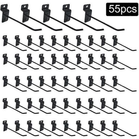 55er-pack Haken Für Lattenroste, Verkaufsdisplays, Garagen Und Geschäfte, Stecktafelhalterungen.
