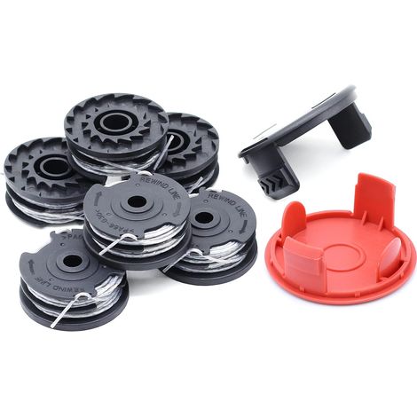 6er-pack Fadenspulen Für Bosch Freischneider F016800351 (länge: 6 M, Durchmesser: 1,60 Mm Mit Spulenabdeckung)