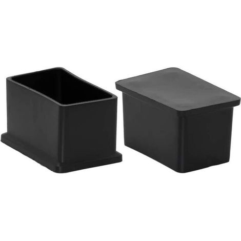 8 Stück Rechteckige, Abriebfeste Pvc-stuhlbeinkappen, 30 Mm X 50 Mm (1-3/16 Zoll X 2 Zoll)