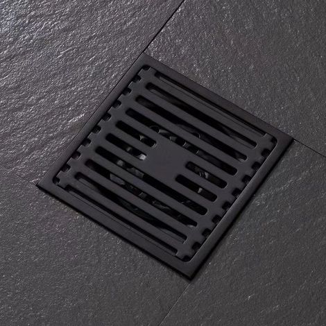 Abnehmbarer, Quadratischer, Drehbarer Duschabfluss Aus Edelstahl – Gemusterte Abdeckung – Abnehmbarer Filter Zur Reduzierung Von Verstopfungen – Plattenstärke 2 Mm