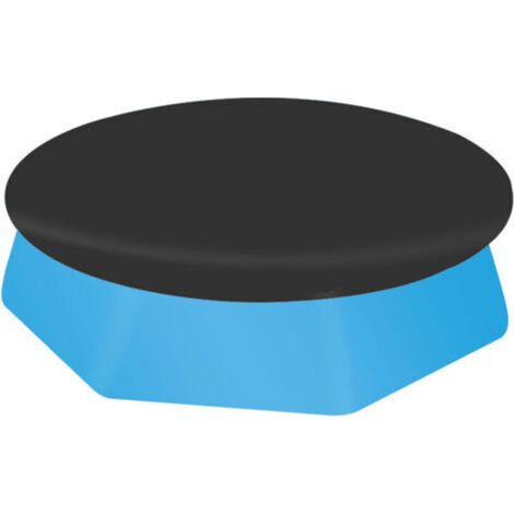 Ahlsen Runde Poolabdeckung Für 183 Cm Runde Schwimmbecken, Schwimmbadabdeckung, Verbessertes Material, Dicker Und Langlebiger, Resistent Gegen Staub Und Blätter, Einfach Zu Installieren, Schwarz (183