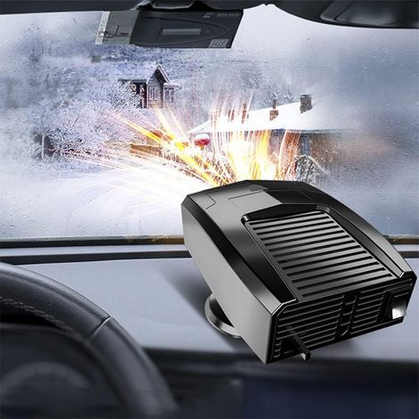 Auto-enteisungsheizung, Auto Warm, 180 W, Stecker In 12 V, Zigarettenanzünder, Mini Tragbar, 2-in-1-funktion, 360° Verstellbar, Schwarz