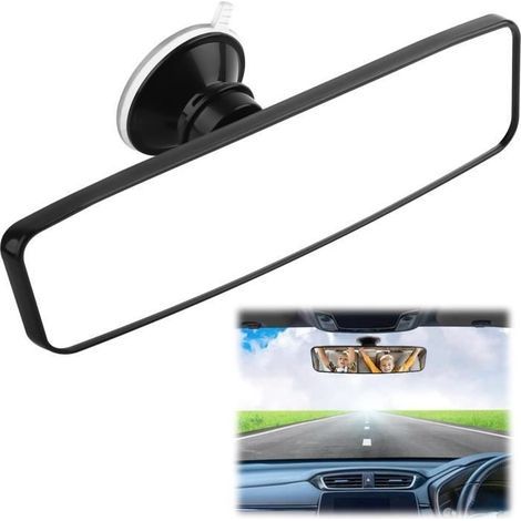 Auto-innenrückspiegel, 24 X 6,5 Cm, Saugnapf, Begleitetes Fahren, Rückspiegel, Universeller Auto-rückspiegel