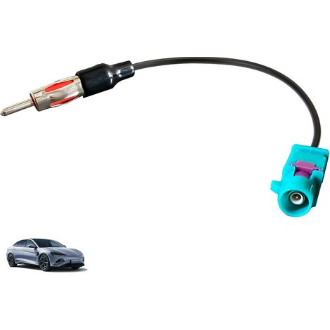 Autoradio-antennenadapter, Fakra-z-stecker Auf Din-stecker, Universalstecker Mit Rg174-koaxialkabel, Autoradio-antennenstecker, Kompatibel Mit Fm/am, Gps, Dab+, Stereo-cd, Multimedia-audiosystemen