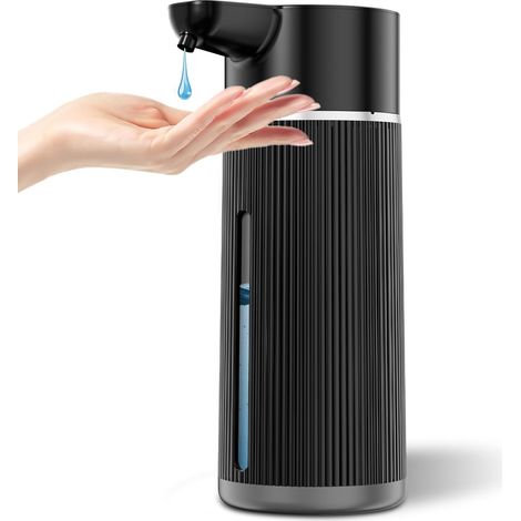 Berührungsloser Automatischer Seifenspender, 14,2 Oz/420 Ml, Handseifenspülmaschine Für Küche Und Badezimmer, Einstellbares Volumen Für Dicke Und Dünne Flüssigkeiten, Wiederaufladbar Über Usb C, Schwa