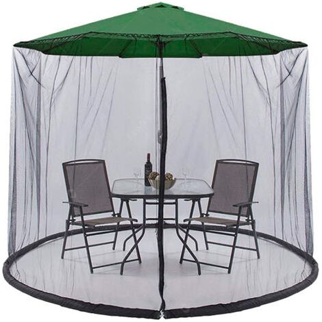 Bett-moskitonetz, Garten-sonnenschirm, Pavillon-sonnenschirm, Moskitonetz Mit Reißverschluss