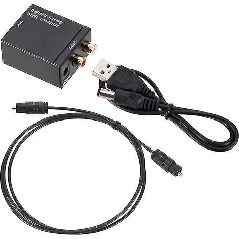 Crea Digital-analog-audio-konverter, Optischer Koaxial-toslink-rca-tv-lr-sound-adapter