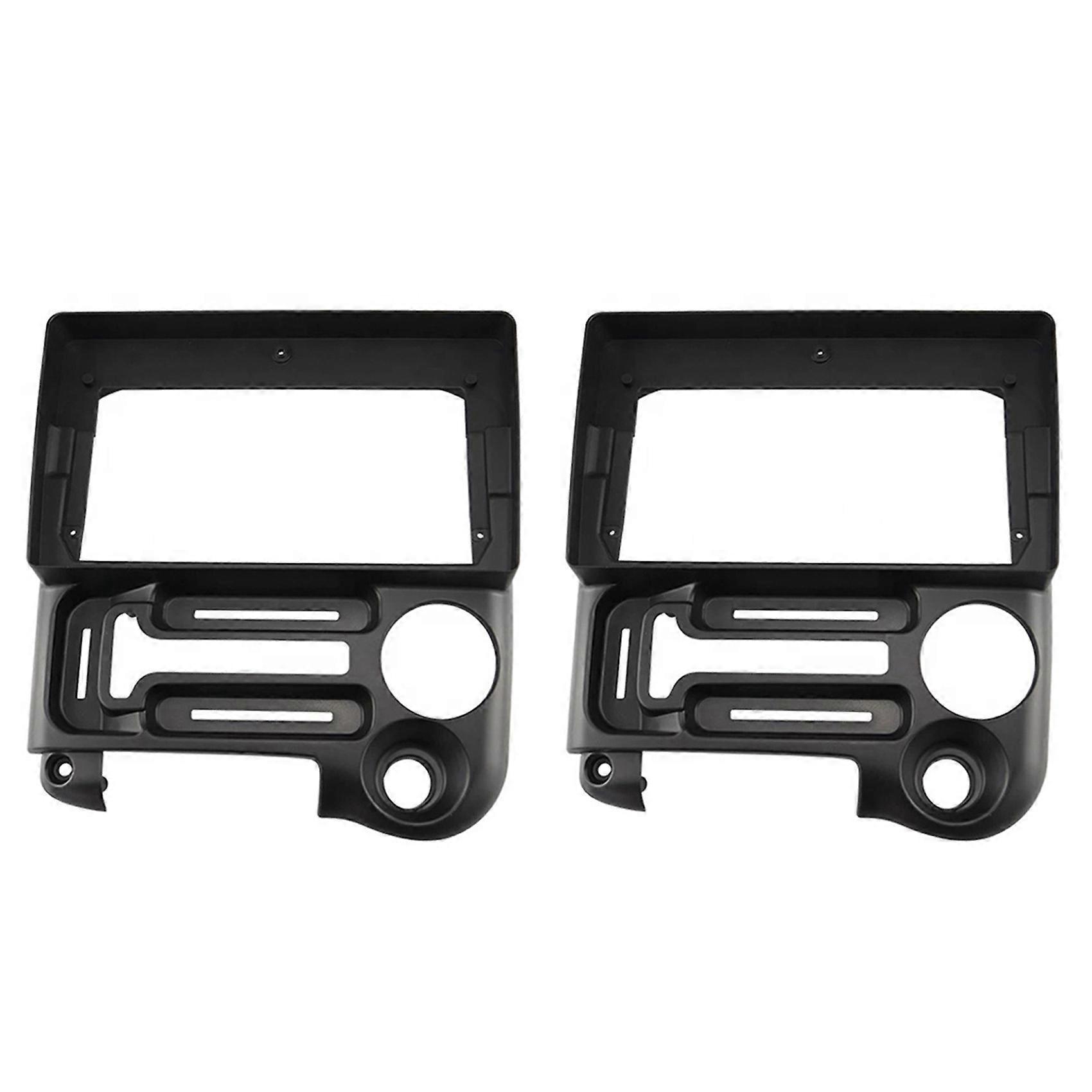2 Façades D'Autoradio Pour Hyundai Santro 2003-2005, Kit D'Adaptation De Cadre Et De Garniture Pour Autoradio Dvd Et Tableau De Bord.