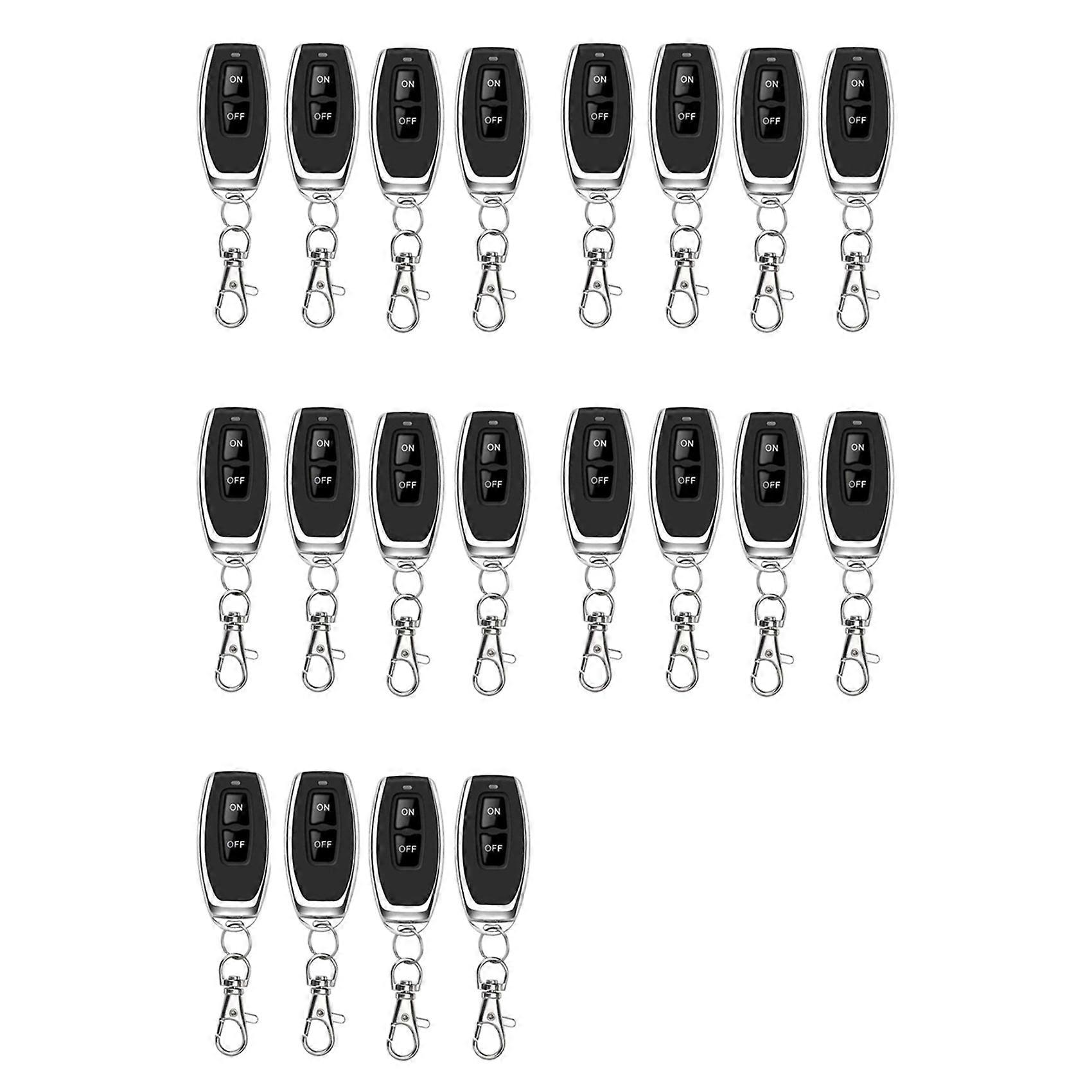 Lot De 20 Interrupteurs De Télécommande Sans Fil Rf 433 Mhz Pour Relais 220 V 30 A, Éclairage, Pompe À Poussière, Moteur, Ventilateur Et Plus Encore.