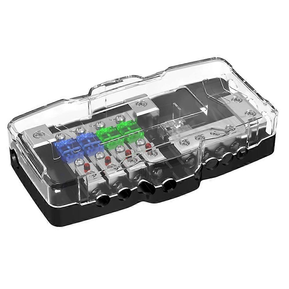 Distributeur De Fusibles À 4 Voies Pour Systèmes Automobiles, 12 V, 0/4 Awg, Avec Mise À La Terre