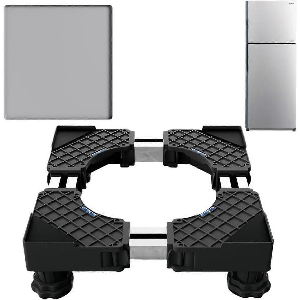 Support Robuste Pour Mini-réfrigérateur Avec Tapis De 50 X 50 Cm, 8 Tubes En Acier Et 4 Pieds Solides Avec Base Surélevée