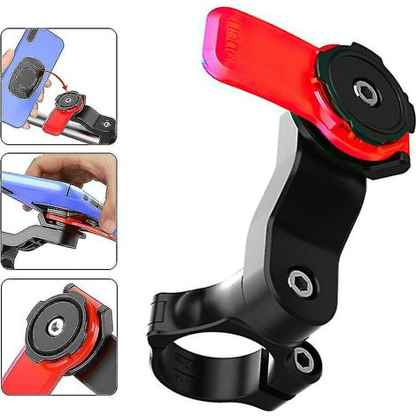 Crea – Quad Lock-fahrradtelefonhalter – Frontmontage – Smartphone-kompatibel – Hochwertiger Kunststoff – Fahrradzubehör