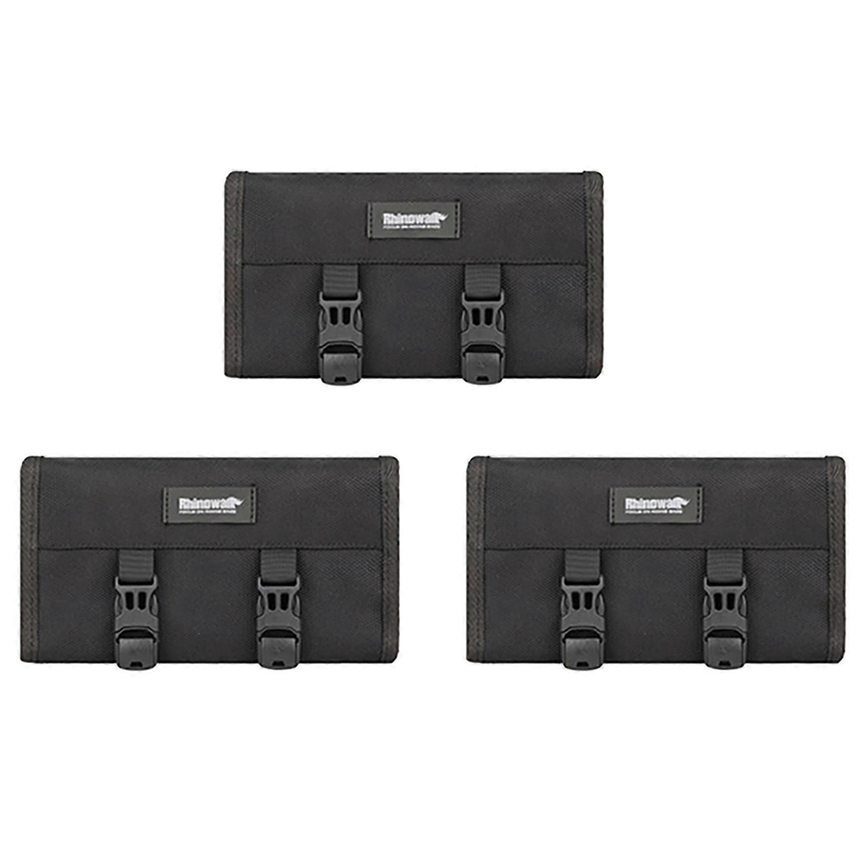 3x Rhinowalk Sacoches À Outils Portables Pour Moto, Sacoches Latérales, Pochette De Rangement Pour Outils D'Extérieur A