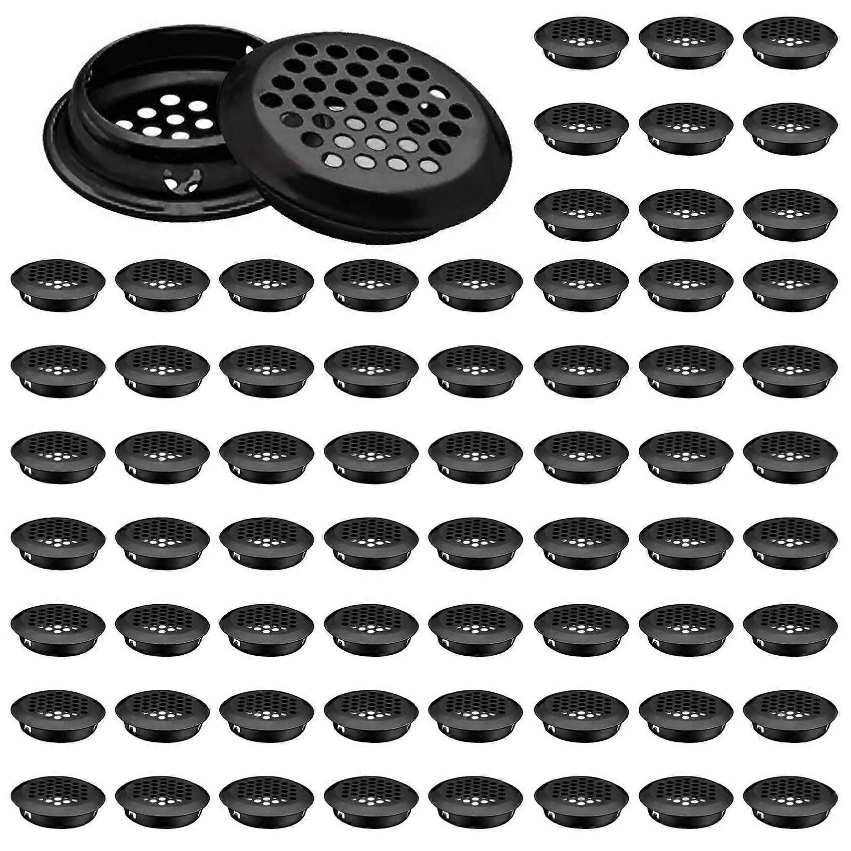 Grille D'Aération, Lot De 200, En Acier Inoxydable, Maille Ronde De 35 Mm, Pour Placard, Tiroir, Bibliothèque Ou Cuisine.