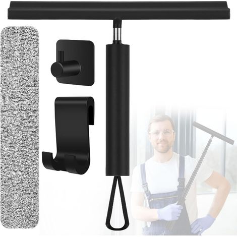 Duschabzieher, Silikonabzieher Mit Edelstahlkernhalter Für Badezimmer, Duschabzieher-reiniger Für Die Dusche
