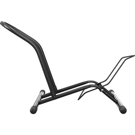 Fahrradständer Aus Stahl Für Die Bodenabstellung. Für Den Innen- Und Außenbereich Geeignet, 59 X 41 X 38 Cm, Schwarz – Stabiler Und Sicherer Halt Für Ihr Fahrrad.