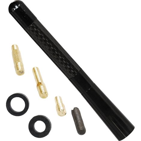 Mazdaspeed Kurze Carbonfaser-sportantenne Für Mazda 2, 3, 5, 6, 3 Sport, Mx-5 Miata, Mx-5, Cx-5 (alle Modelle), Kompaktes Design Und Verbesserter Radioempfang