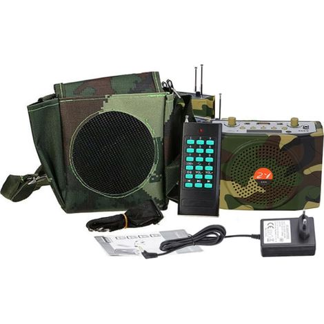 Elektrischer Jagdruf Mit Fernbedienung 28 W – Mp3-lautsprecher-set – Elektronische Rufe – Vogelruf