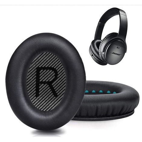 Ersatz-ohrpolster Für Professionelle Kopfhörer, Weiche Schaumstoffabdeckung Für On-ear-kopfhörer Der Bose Quietcomfort-serie (schwarz)