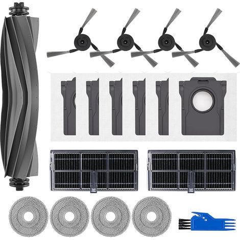 Forehill Zubehörset Für Dreame X40 Ultra Complete / X40 Master / L40 Ultra/mova P50 Pro Ultra Roboterstaubsauger, 1 Hauptbürste,