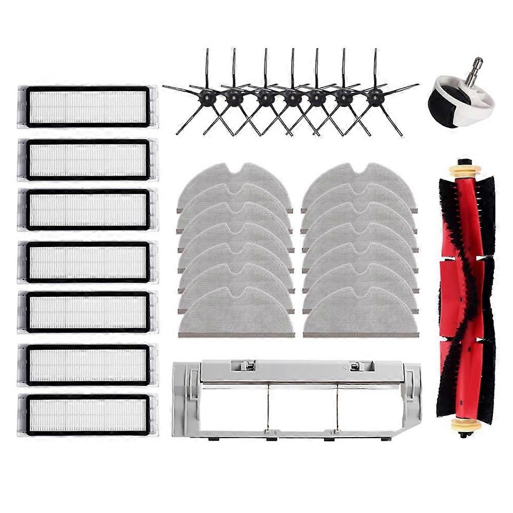 Accessoire Brosse Rotative, Filtre Et Chiffon De Nettoyage Pour Aspirateur Roborock S5 S50 S51 S52 S55 S6 S6 Pure S6 Maxv