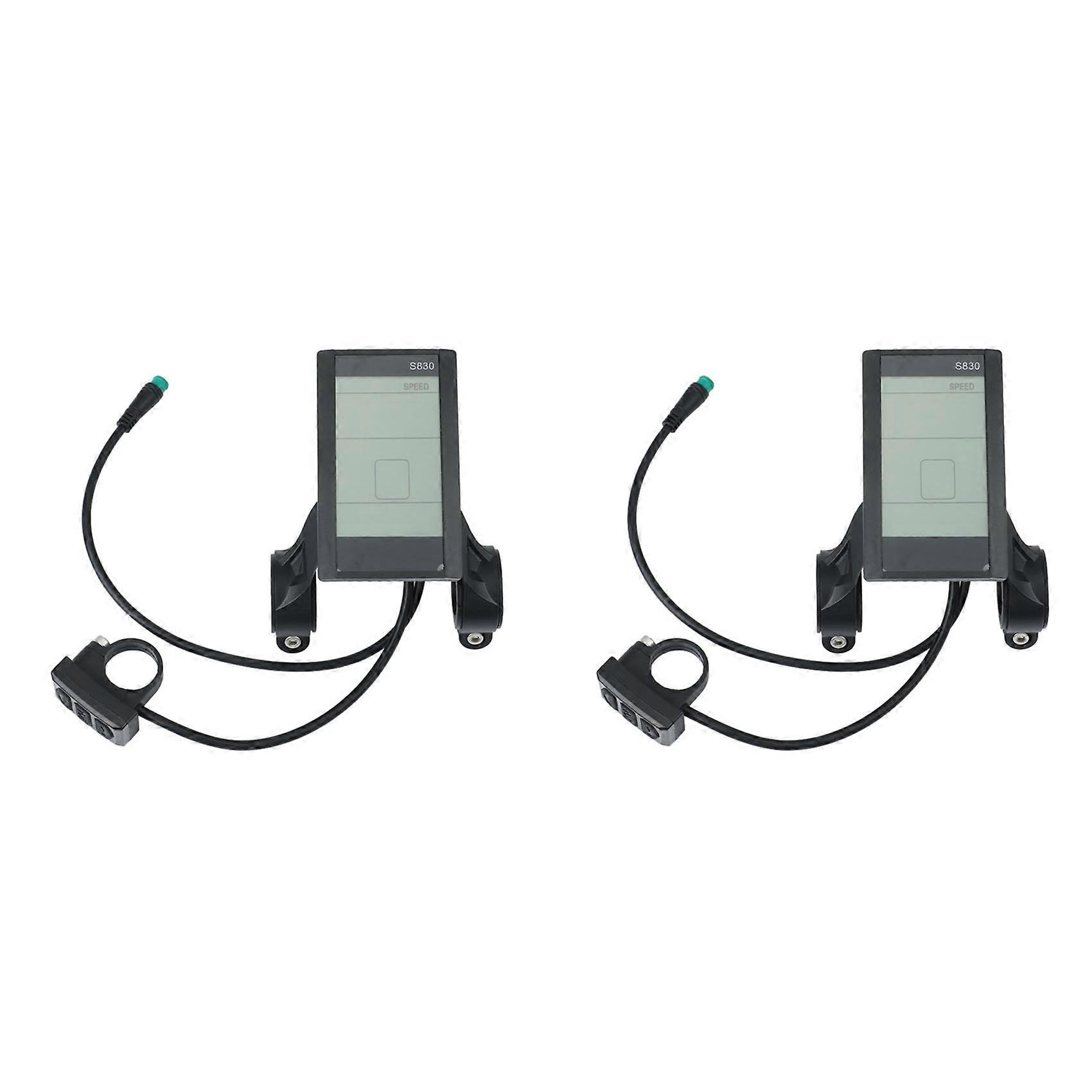 Écrans Lcd S830 24v 36v 48v Pour Vélos Électriques (e-bike) Universels Avec Port Usb