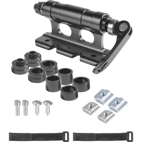 Fahrradgabelhalter, Universal-schnellspanner-fahrrad-vordergabelhalter Mit Adaptern, Fahrradhalter, Auto-fahrradhalter, Geeignet Für Die Meisten Autos (schwarz)