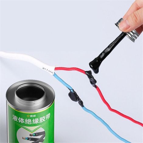 Flüssiges Isolierband Für Elektrokabel, Elektrokleber, Wasserdicht Und Hochtemperaturbeständig, 260 Ml