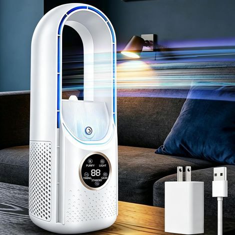 Flügelloser Schreibtischventilator, Flügelloser Schreibtischventilator Für Büro, Zuhause Oder Schlafzimmer (keine Batterie)