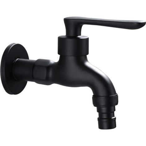 Garten-wasserhahn Für Den Außenbereich, Vintage-kaltwasserhahn Mit Einzelner Steuerschnittstelle (1/2 Zoll Ausgänge – 1/2 Zoll Einlass), 1 Konverter (3/4 Zoll), Geeignet Für Garten, Waschmaschine, Län