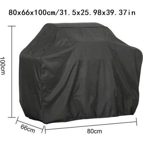 Gartenmöbel-abdeckung, 80 X 66 X 100 Cm, Grillabdeckung, Schwarz, Für Den Außenbereich, Grillabdeckung, Wasserdichte Grillplane, Grillabdeckungen--