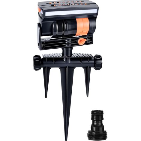 Gartensprinkler, 16-loch-oszillierender Rechteckiger Oszillierender Sprinkler, 4 Einstellbare Formen Rasensprinkler, Automatische Gartenbewässerung Zur Bewässerung Von Gärten Von 8 Bis 14 M