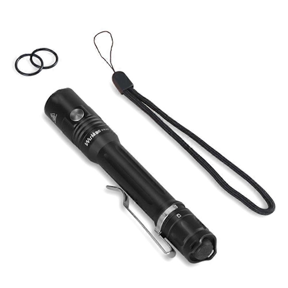 Lampe Torche Edc À Double Alimentation Wurkkos Wk05 - Étanche Ip68, Lampe Stylo Portable Pour Le Travail