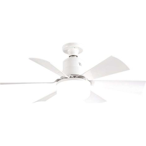 Kleiner Led-deckenventilator, Flacher 40-w-lampenschirm, Quadratischer Ventilator, Kleiner Ventilator Mit 6 Flügeln Und Fernbedienung (außer Abgehängte Decke)