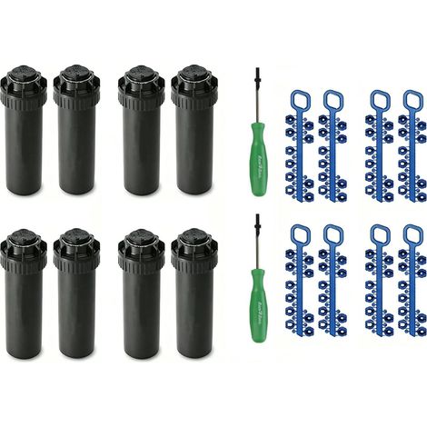 Kompatible Rain Bird 5000 Serie 5004 Pc 18er-pack, 40–360 Grad Verstellbarer Sprinklerkopf, 10,7 Cm Pop-up-bewässerungssystem, 75–150 Cm Wassersprühabstand (y54007)