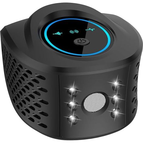 Leistungsstarker 360°-vertreiber Mit 6 Stroboskoplichtern, Pir-sensor, Vertreibt Effektiv Nagetiere, Wiederaufladbar Über Usb