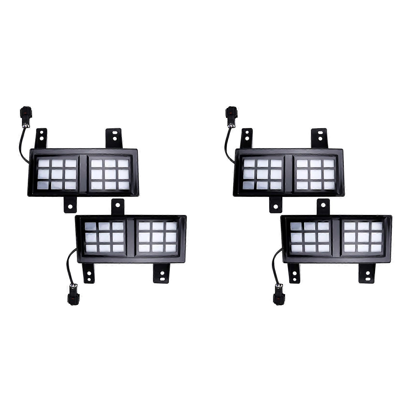 4x Pour Chery Jetour Traveller T2 Ensemble De Feux Antibrouillard, Phare De Pare-chocs Avant, Feu De Jour, Accessoires Automobiles